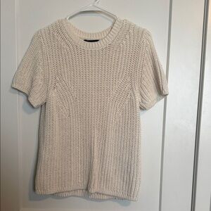 Banana Republic Cream Crew Neck Sweater